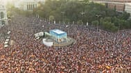 Panorámica de la concentración en apoyo a Ceuta, celebrada el 2 de septiembre de 2026.