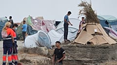 Inmigrantes en Ceuta.