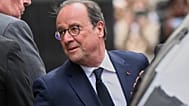 FILE: Former French President Francois Hollande arrives for a memorial Mass in tribute to Bernadette Chirac, widow of former French President Jacques Chirac, 12 June 2026.
