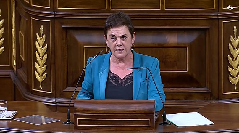 La portavoz de EH Bildu, Mertxe Aizpurua