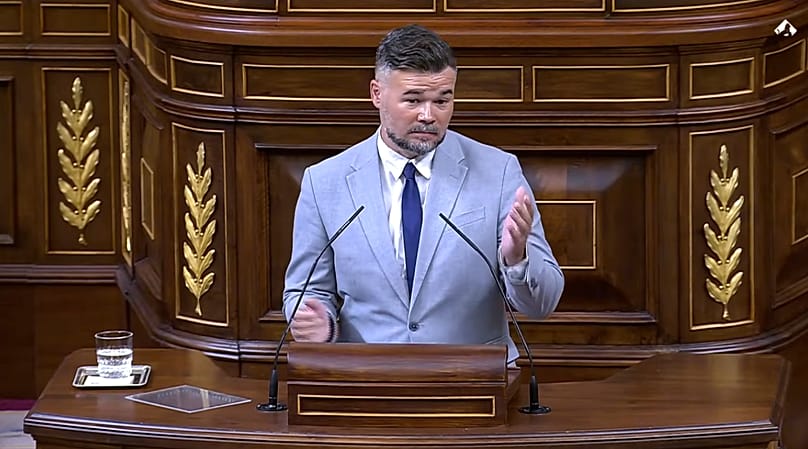 Gabriel Rufián, portavoz de ERC en el Congreso