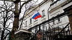 A embaixada da Rússia no Reino Unido fica em Londres.