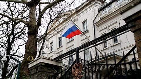 Russia's embassy in the UK is based in London.