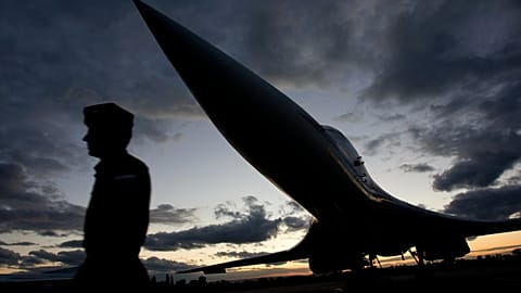 FILE: Russia's strategic bomber Tu-160 or White Swan seen at Engels Air Base near Saratov, 7 August 2008