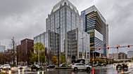 A view of the headquarters of Euroclear in Brussels, on Oct. 23, 2025.