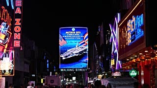 Billboard display at Walking Street in Pattaya, 2 September, 2026