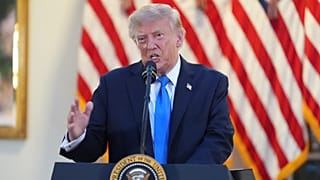 الرئيس دونالد ترامب يتحدث خلال فعالية مع المشرعين الجمهوريين في حديقة الورود بالبيت الأبيض، الأربعاء 2 سبتمبر 2026، في واشنطن.