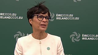 European Commissioner for Enlargement Marta Kos at the informal General Affairs Council in Dublin, Ireland on 4 September 2026.