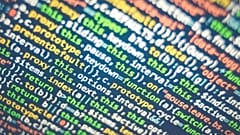 Tilt-shift photography of HTML codes 