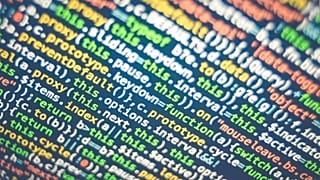 Tilt-shift photography of HTML codes 