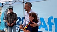 Ulrich Siegmund at the AfD "family festival" in Magdeburg, Saxony-Anhalt on 4 September 2026