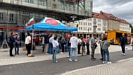 AfD-Stand, Magdeburg, 04.09.2026