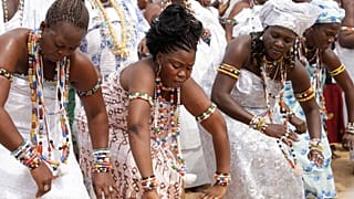 Togo's sacred Voodoo stone augers year of peace and prosperity