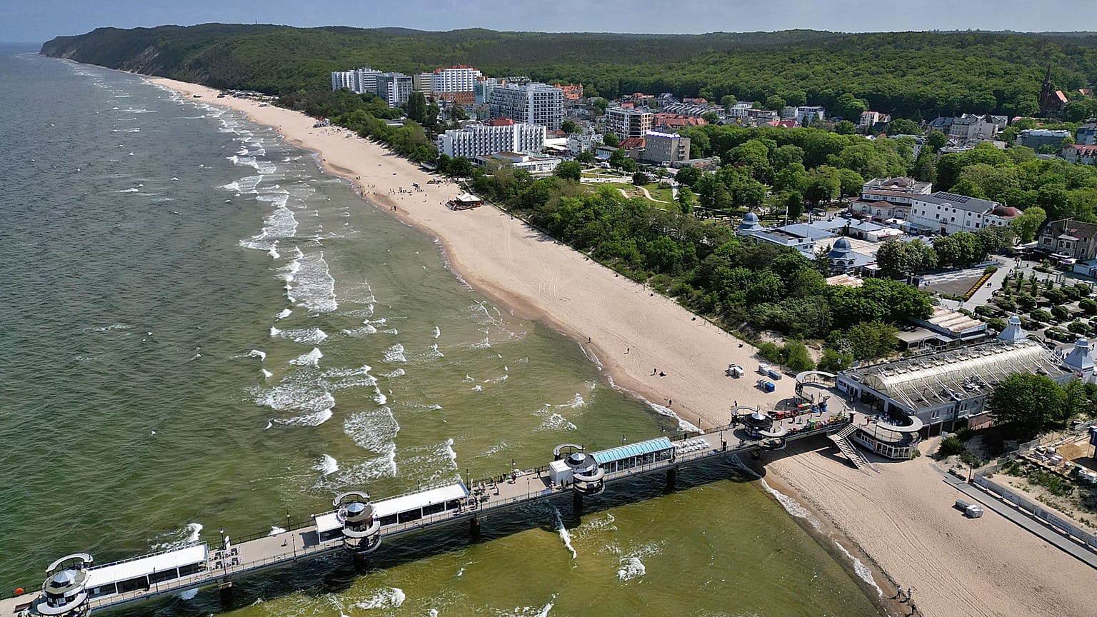 Plaża w Międzyzdrojach, 2023 r.