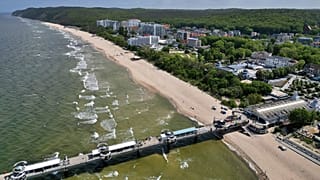 Plaża w Międzyzdrojach, 2023 r.