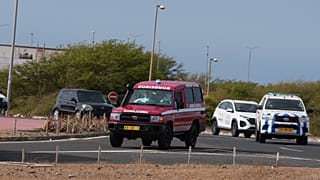 ARQUIVO (06.05.2026). Uma ambulância cabo-verdiana no aeroporto da Praia