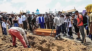 Cape Verde's President Neves attends funeral of bus crash victims