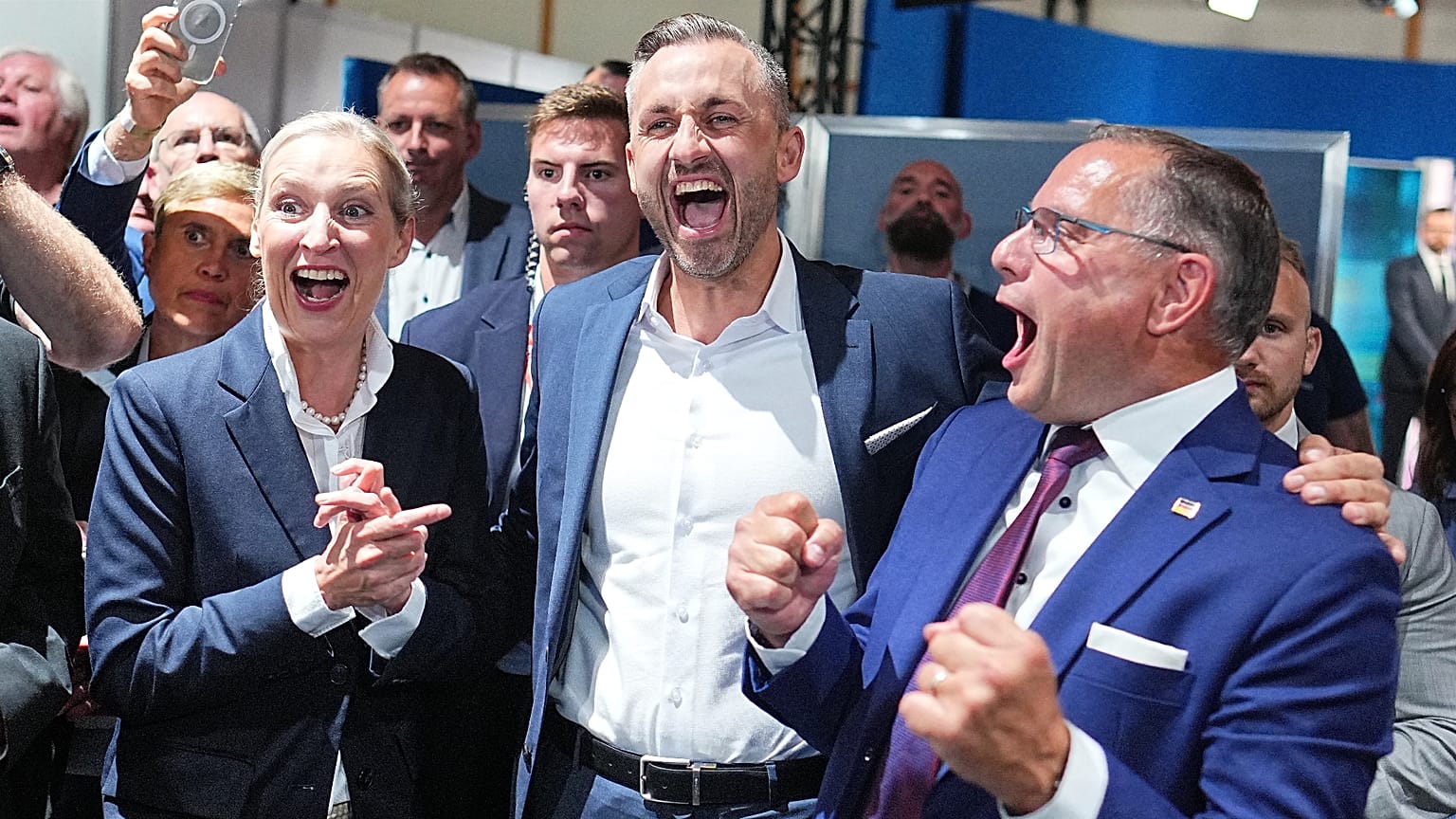 Die AfD ist ersten Prognosen zufolge die stärkste Kraft in Sachsen Anhalt.