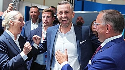 L'AfD victorieuse en Saxe-Anhalt. 