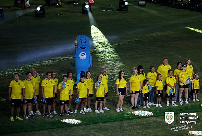 Εικόνα από την τελετή λήξης
