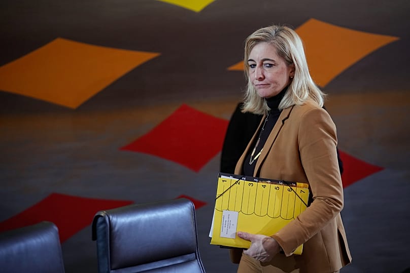 Archiv. Bundesgesundheitsministerin Nina Warken nimmt am Mittwoch, 14. Januar 2026, an einer Kabinettssitzung in Berlin teil.