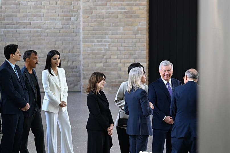 Präsident Shavkat Mirziyoyev besuchte das Zentrum
