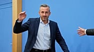 AfD-Spitzenkandidat in Sachsen-Anhalt, Ulrich Siegmund, in der Bundespressekonferenz in Berlin, 7. September 2026