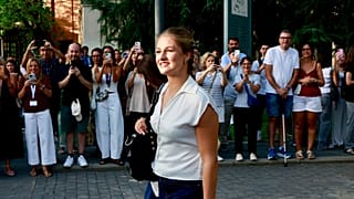 La princesa Leonor llega a la Universidad Carlos III