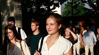 La princesa Leonor llega a la Universidad Carlos III