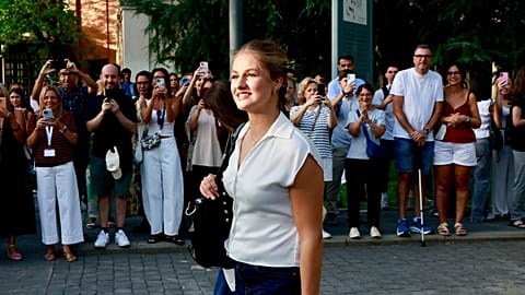 Princesa Leonor chega à Universidade Carlos III