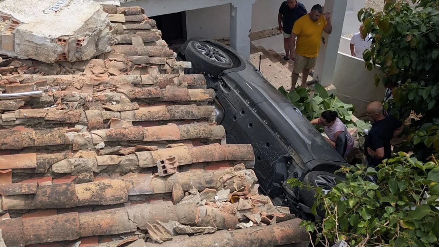 Imágenes del accidente