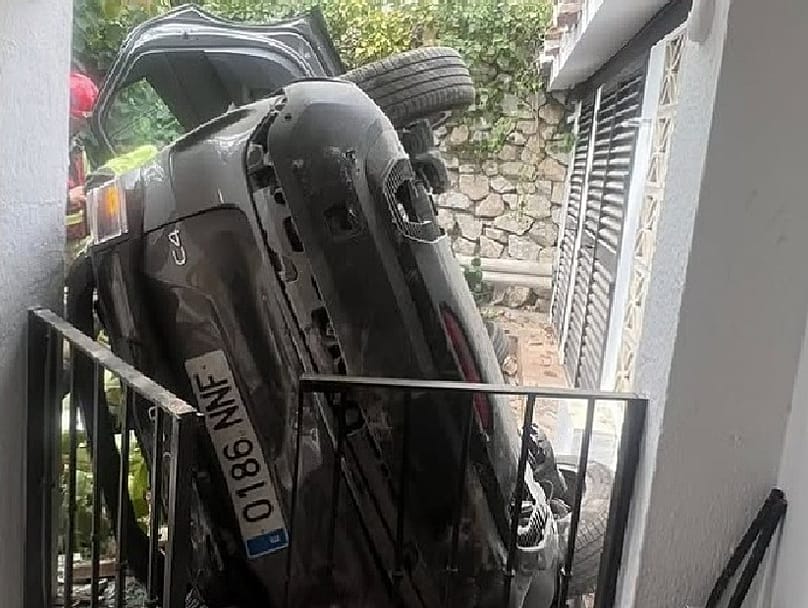 Imágenes del accidente