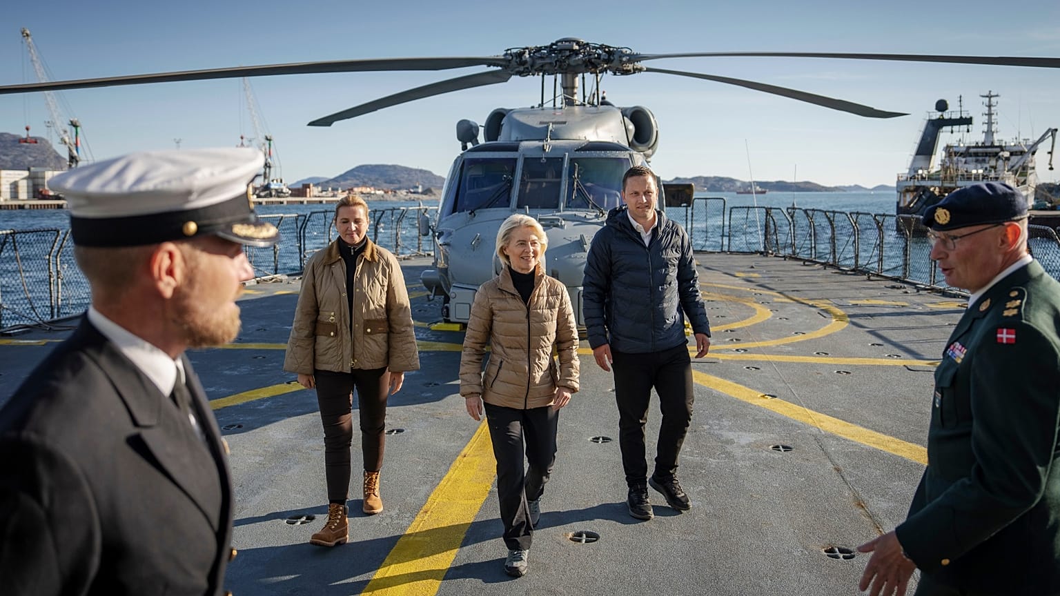 Ursula von der Leyen in Greenland.