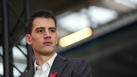 FILE. CEO of Mistral AI Arthur Mensch at Station F during an event on the sidelines of the Artificial Intelligence Action Summit in Paris, 11 Feb. 2025