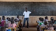 The Al Nuur primary school at Kakuma refugee camp in North Western Kenya, close to the borders of South Sudan, Ethiopia and Uganda.
