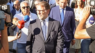 O ministro da Administração Interna, Luís Neves, numa imagem partilhada no Facebook do Ministério