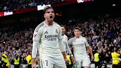 Real Madrid'li Raul Asencio 