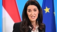 Hungary's Foreign Minster Anita Orban speaks during a joint press conference with German Foreign Minister Johann Wadephul in Berlin, Germany, Wednesday, June 10, 2026. (Elisa 