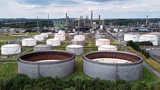 FILE - The Ruhr Oil Refinery in Gelsenkirchen, Germany. Aug. 5, 2026. (AP Photo/Martin Meissner)