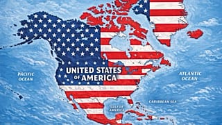 Trump posted an image of a map on Truth Social.