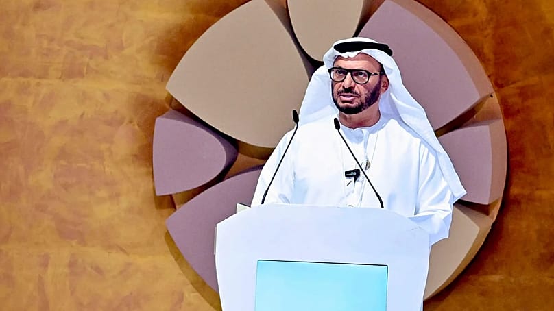 UAE presidential adviser Anwar Gargash speaks at the Hili Forum in Abu Dhabi, 7 September 2026.