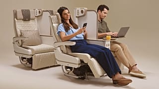 Emirates’ premium economy seats will have an adjustable privacy screen
