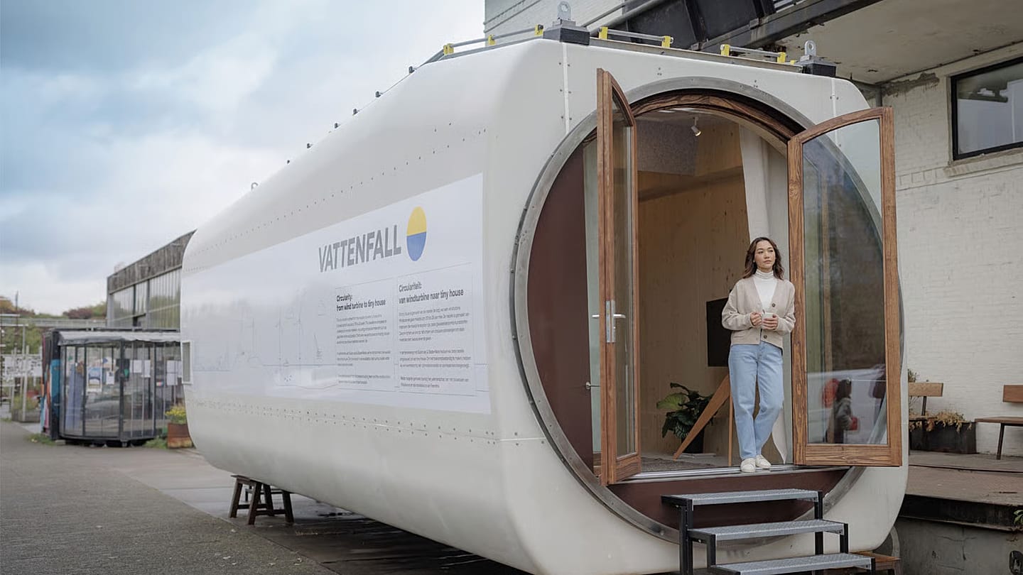 euronews.com - Angela Symons - Retired wind turbines are turning into tiny homes and alpine skis