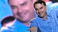 O candidato à presidência do Brasil, Flávio Bolsonaro, participa na convenção do Partido Liberal antes das eleições presidenciais
