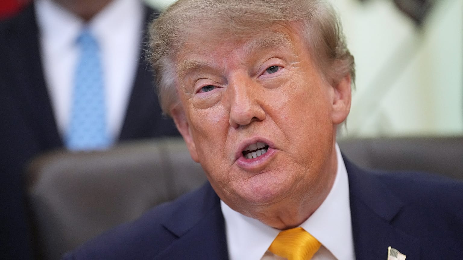 ARCHIVBILD: Donald Trump bei einer Rede im Weißen Haus, 4. September 2026