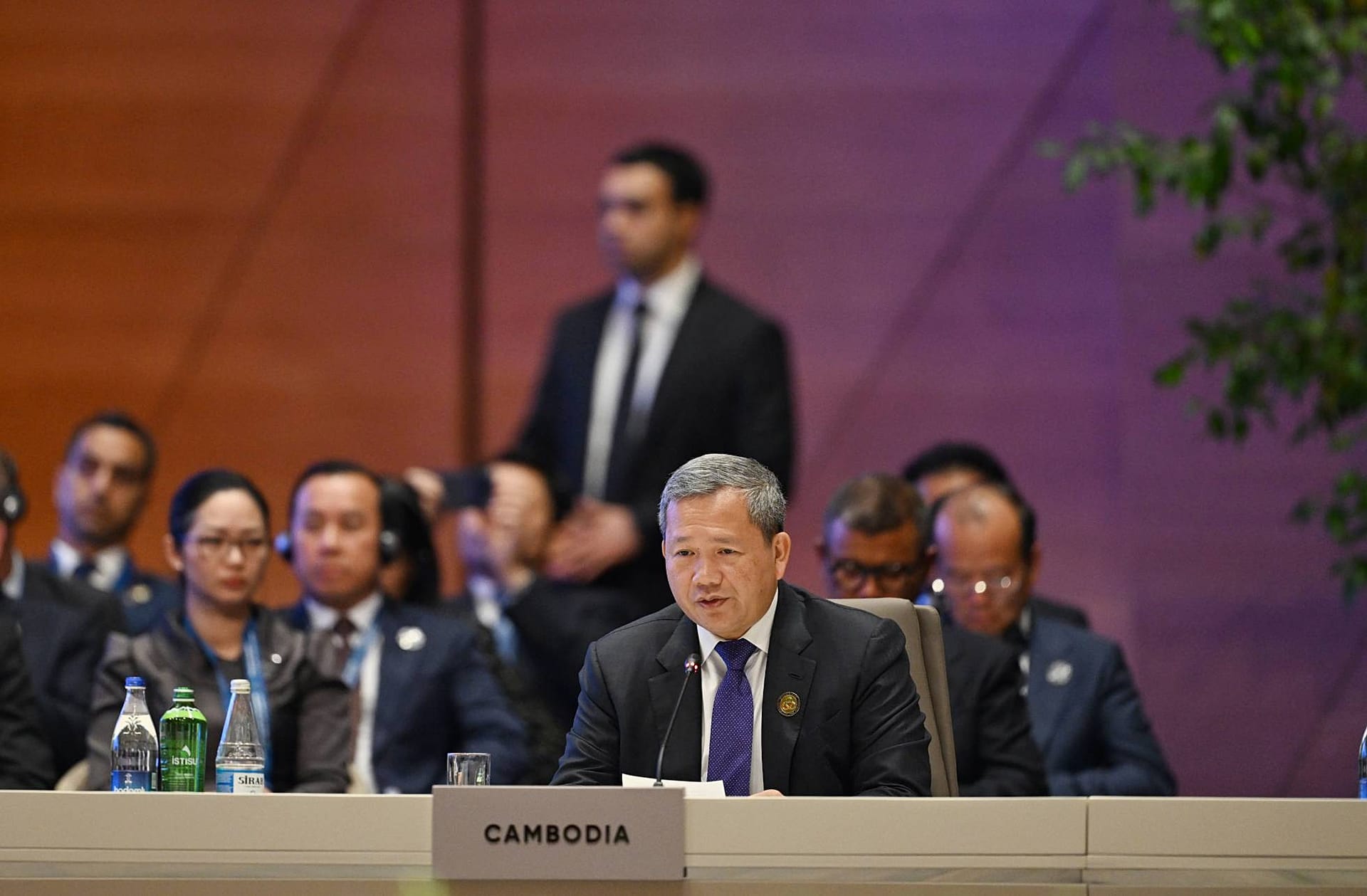 Cambodian Prime Minister Hun Manet, during CICA Summit in Baku, Azerbaijan