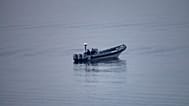 Morocco security forces patrol near the Spanish-Moroccan border from Ceuta on 15 August 2026.