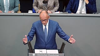 Bundeskanzler Friedrich Merz (CDU) im Bundestag, 9. September 2026