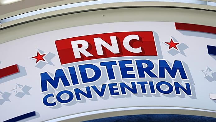 The Trump show: Republicans put president centre stage in unprecdented US midterms convention
