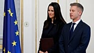 Zdjęcie ilustracyjne (Orbán Anita, węgierska minister spraw zagranicznych, oraz Magyar Péter, węgierski premier)